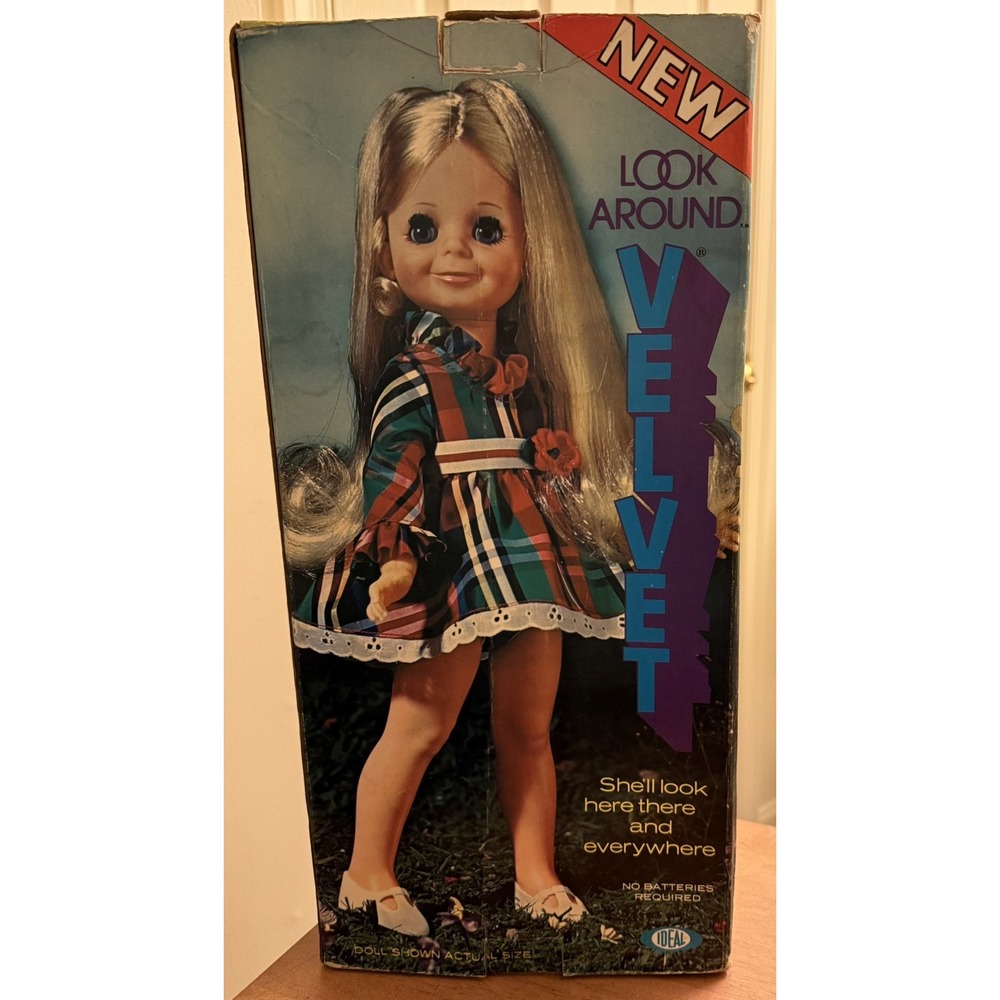 1972‎ IDEAL LOOK AROUND VELVET Doll IN ORIGINAL BOX